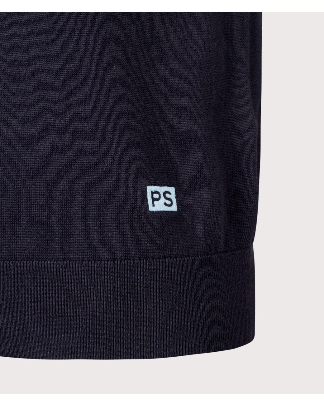 Paul Smith Blue Regular Fit Knit Polo Shirt for men