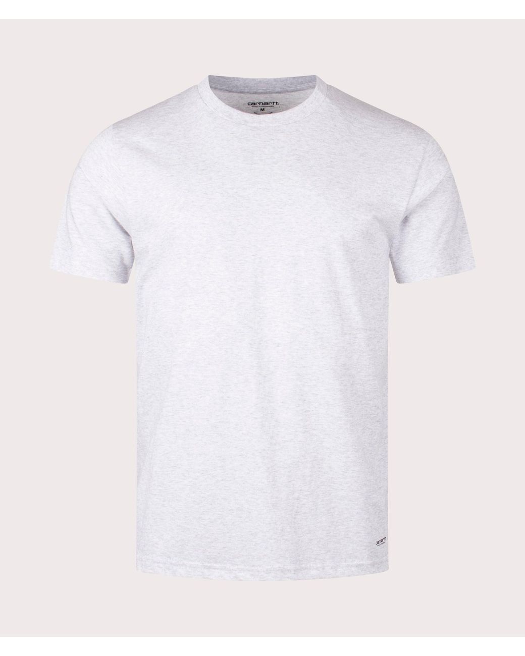 Carhartt White Regular Fit 2 Pack Crew Neck T-Shirt for men