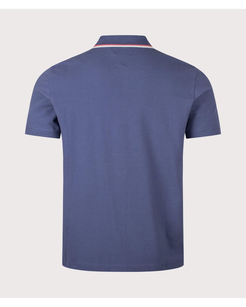 Paul Smith Blue Regular Fit Button Through Polo Shirt for men