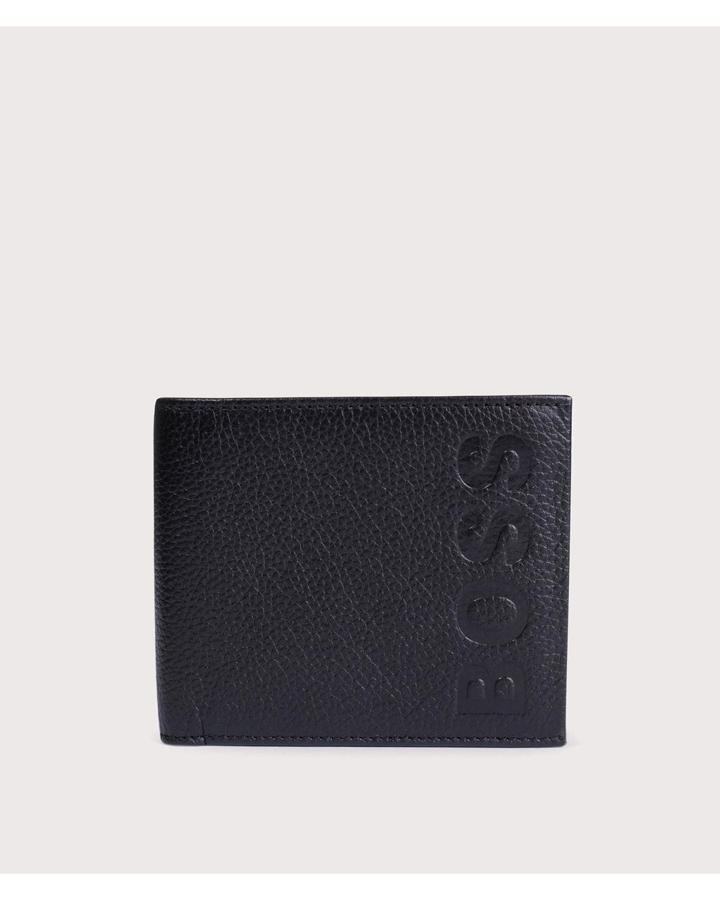 Boss Black Wallet And Card Holder Set for men