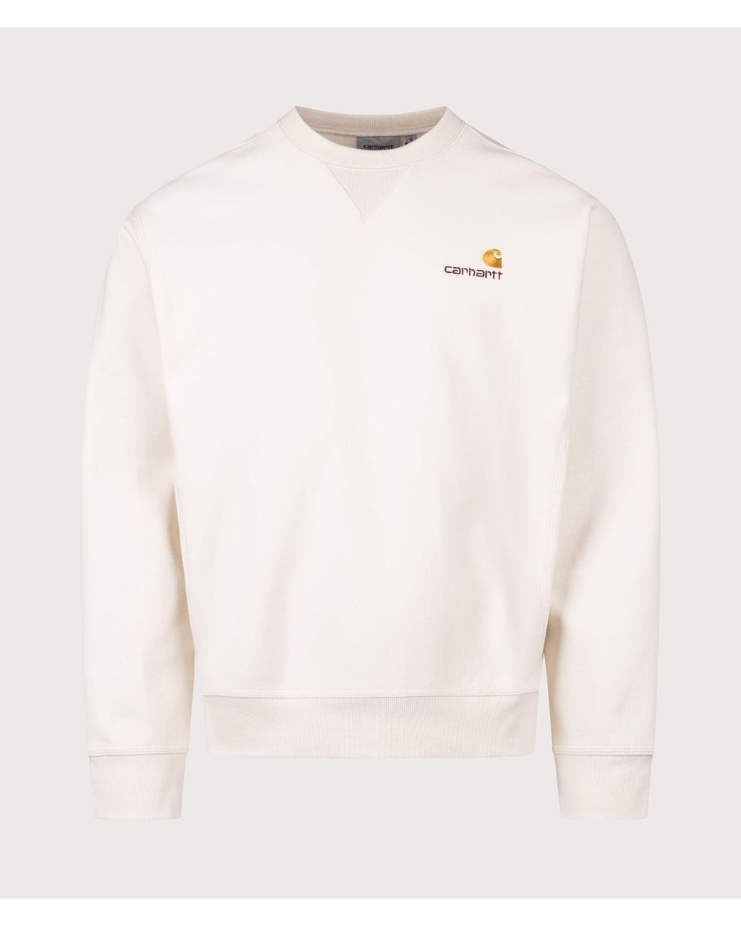 Carhartt Natural Loose Fit American Script Sweatshirt for men