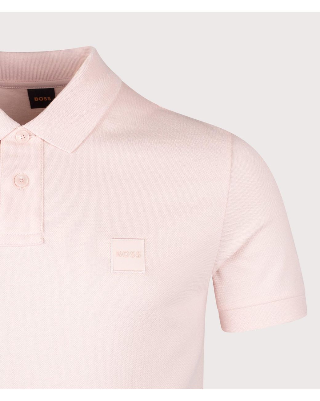 Boss Pink Slim Fit Passenger Polo Shirt for men