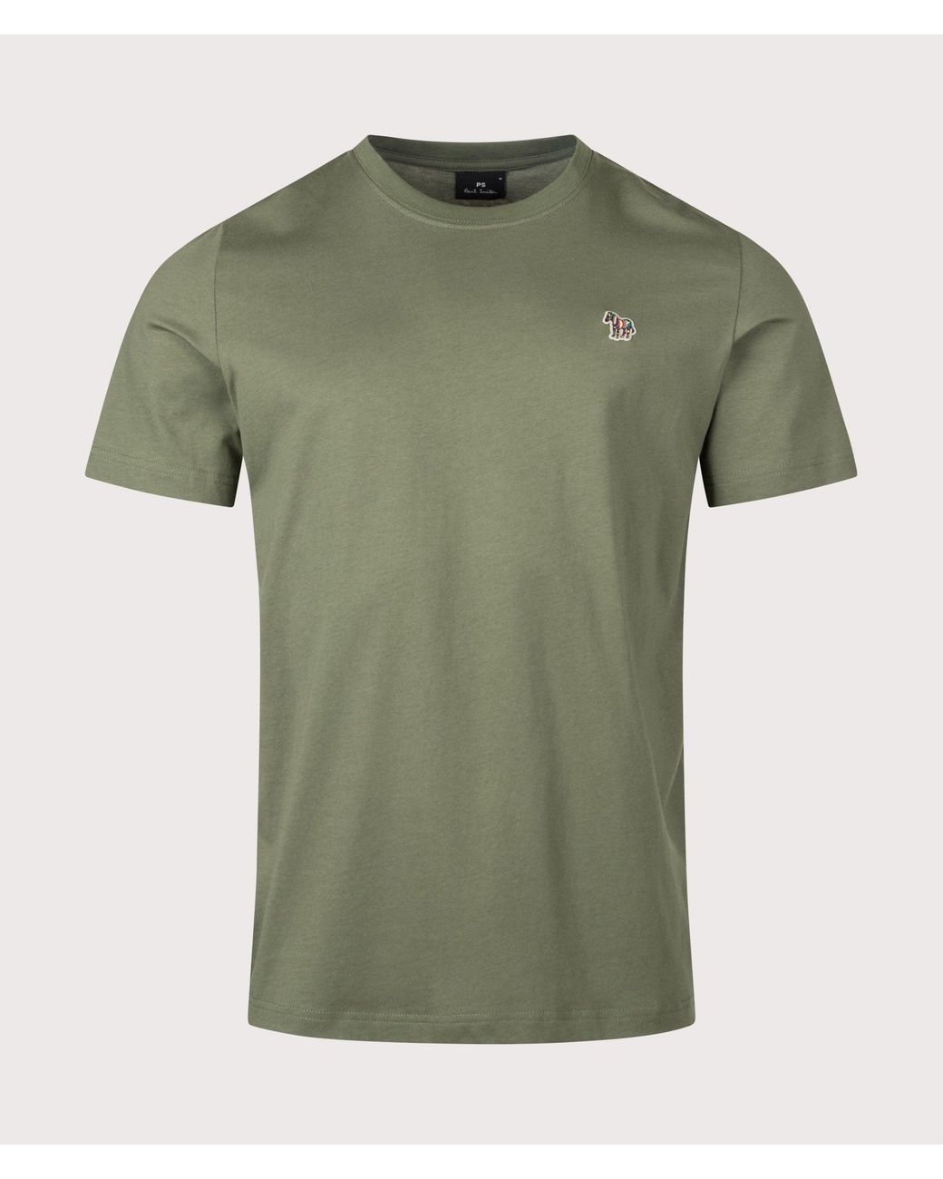 Paul Smith Green Regular Fit Zebra T-Shirt for men