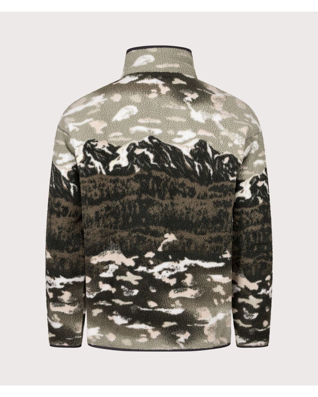 Columbia Gray Helvetia Ii Printed Half Snap Fleece for men