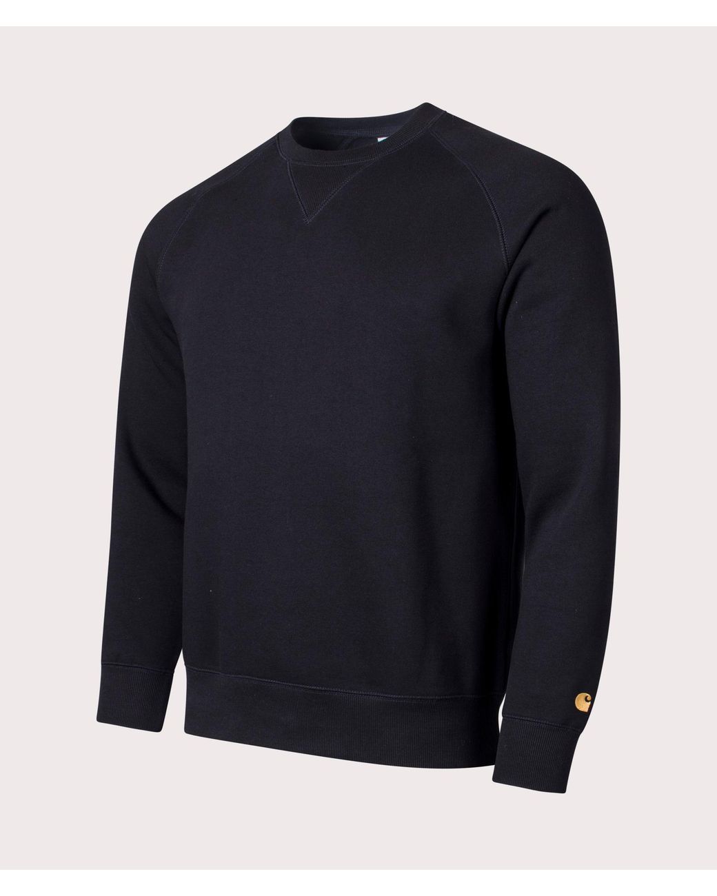 Carhartt Blue Regular Fit Chase Sweatshirt for men