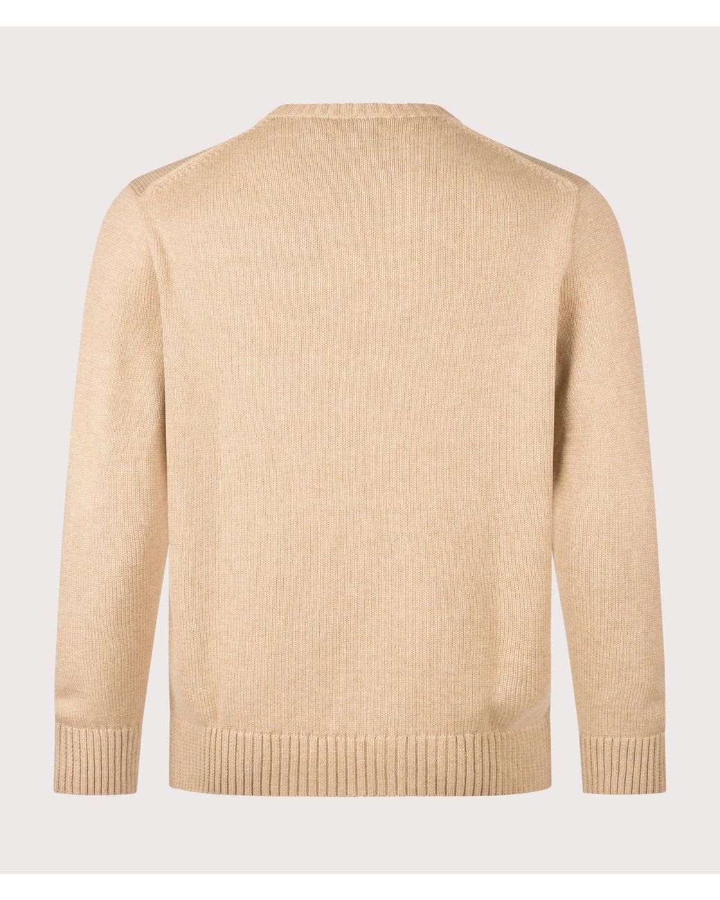 Polo Ralph Lauren Natural Regular Fit Cotton Crew Neck Jumper for men