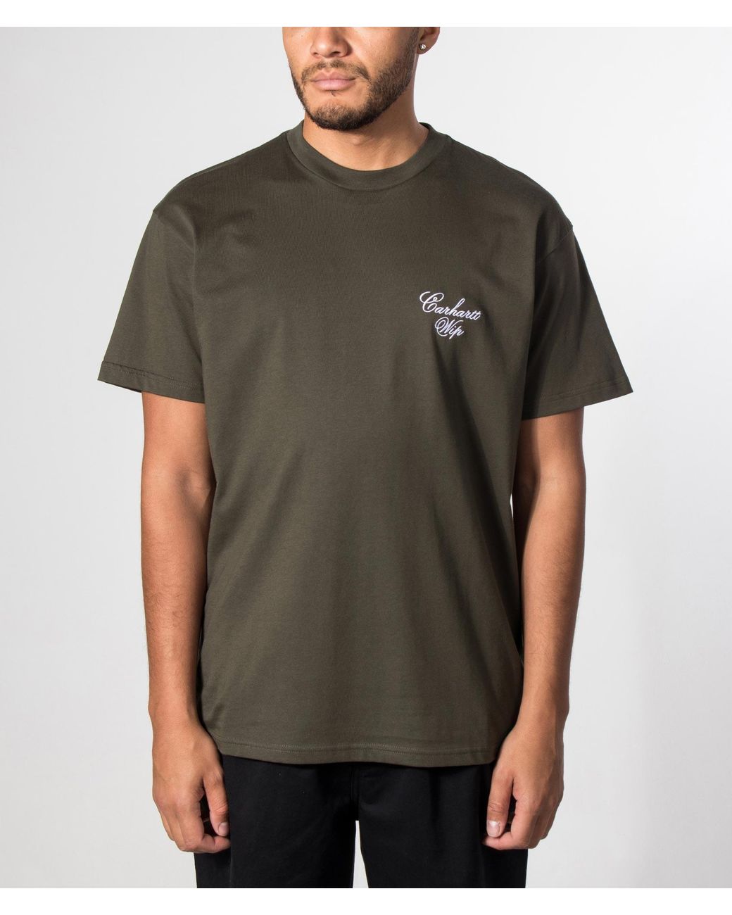Carhartt Green Loose Fit Gracious T-Shirt for men