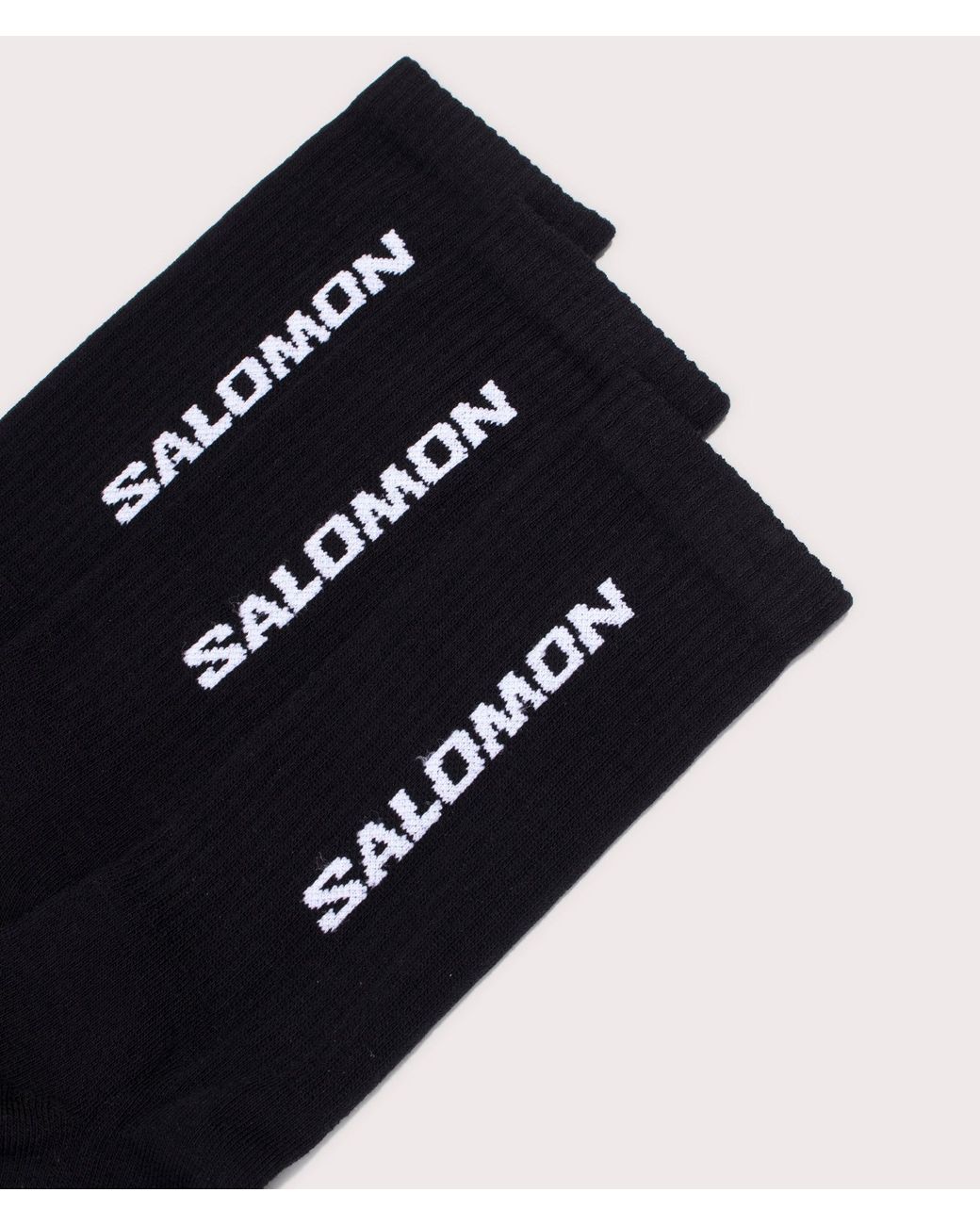 Salomon Blue 3 Pack Everyday Crew Socks for men