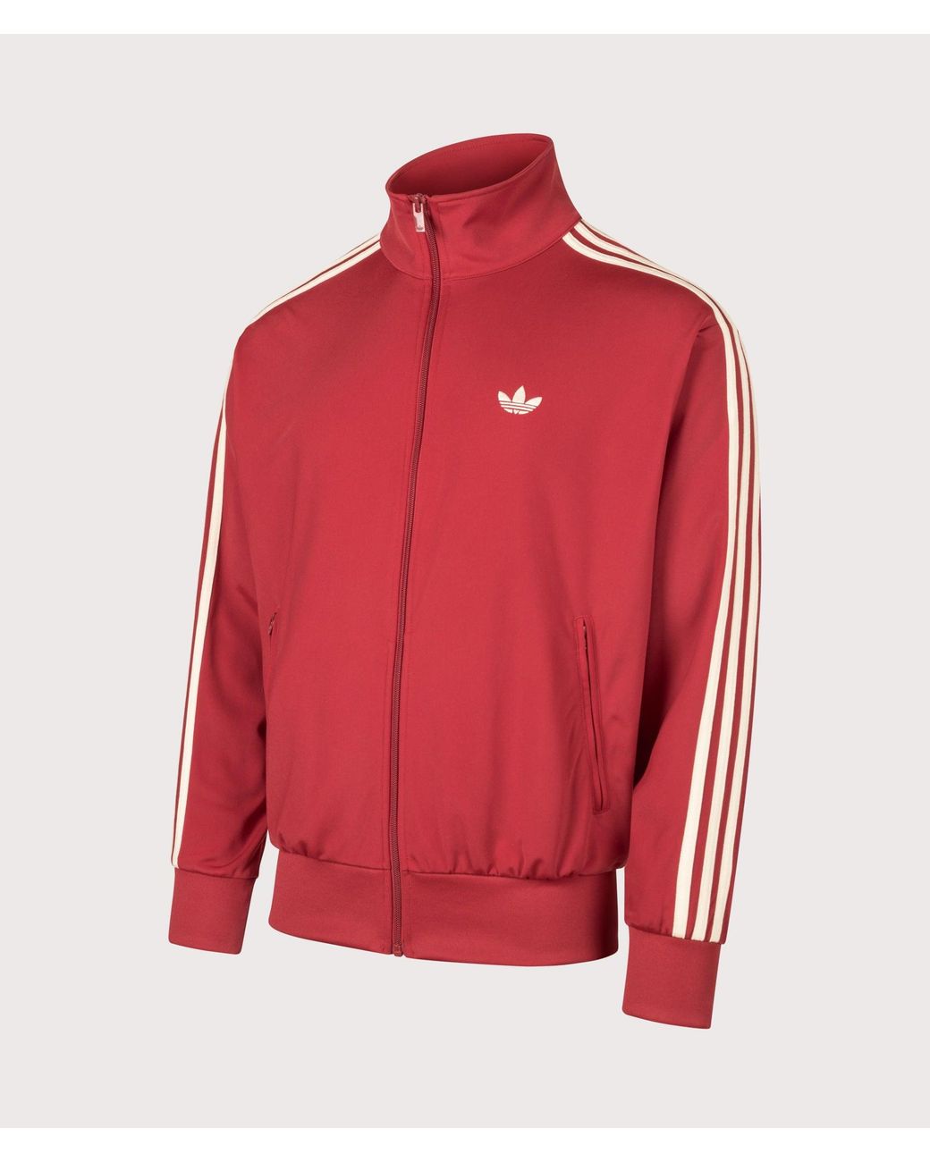 Adidas Originals Red Loose Fit Firebird Track Top (Fits Big To Size) for men