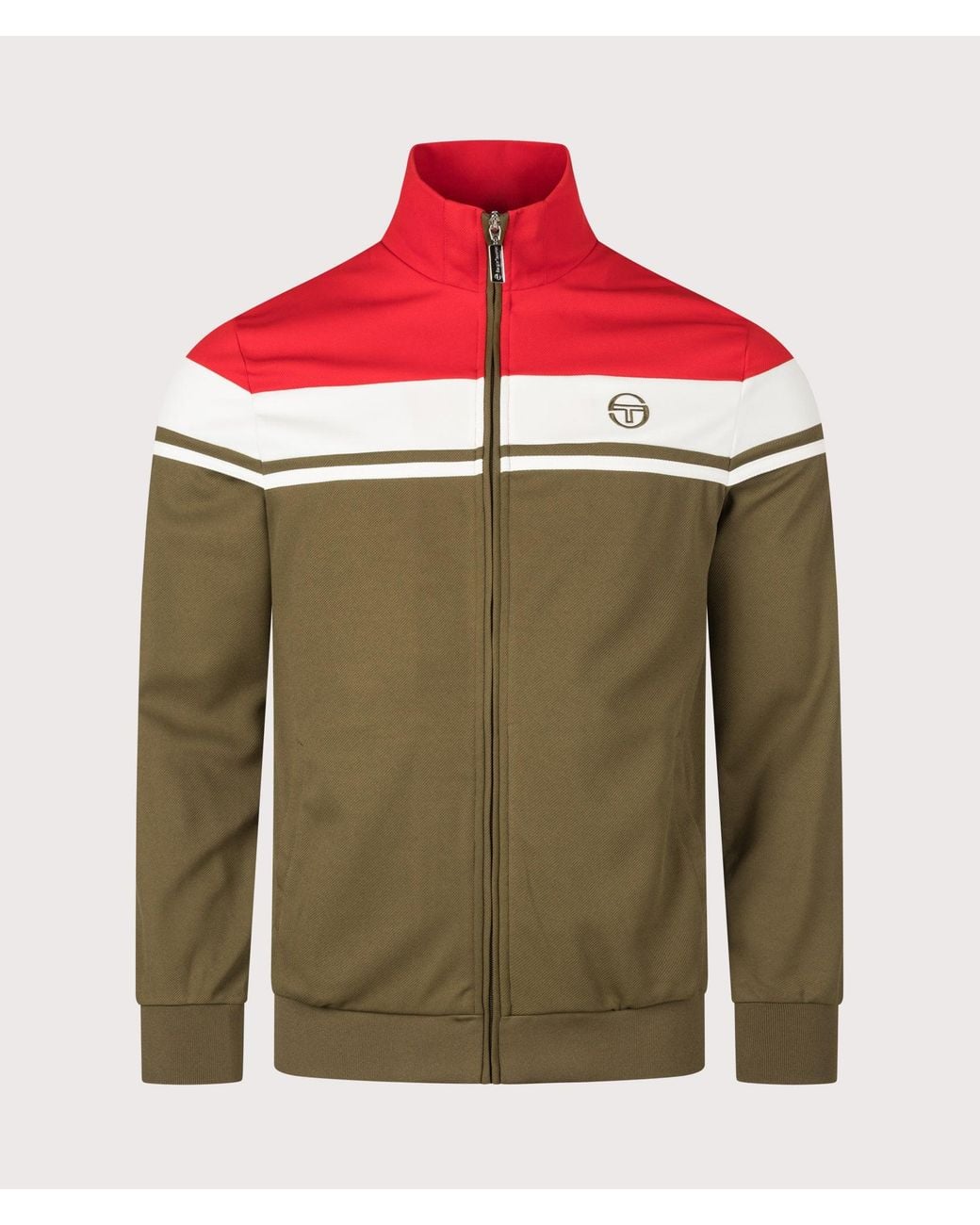 Sergio Tacchini Green Damarindo Track Top for men