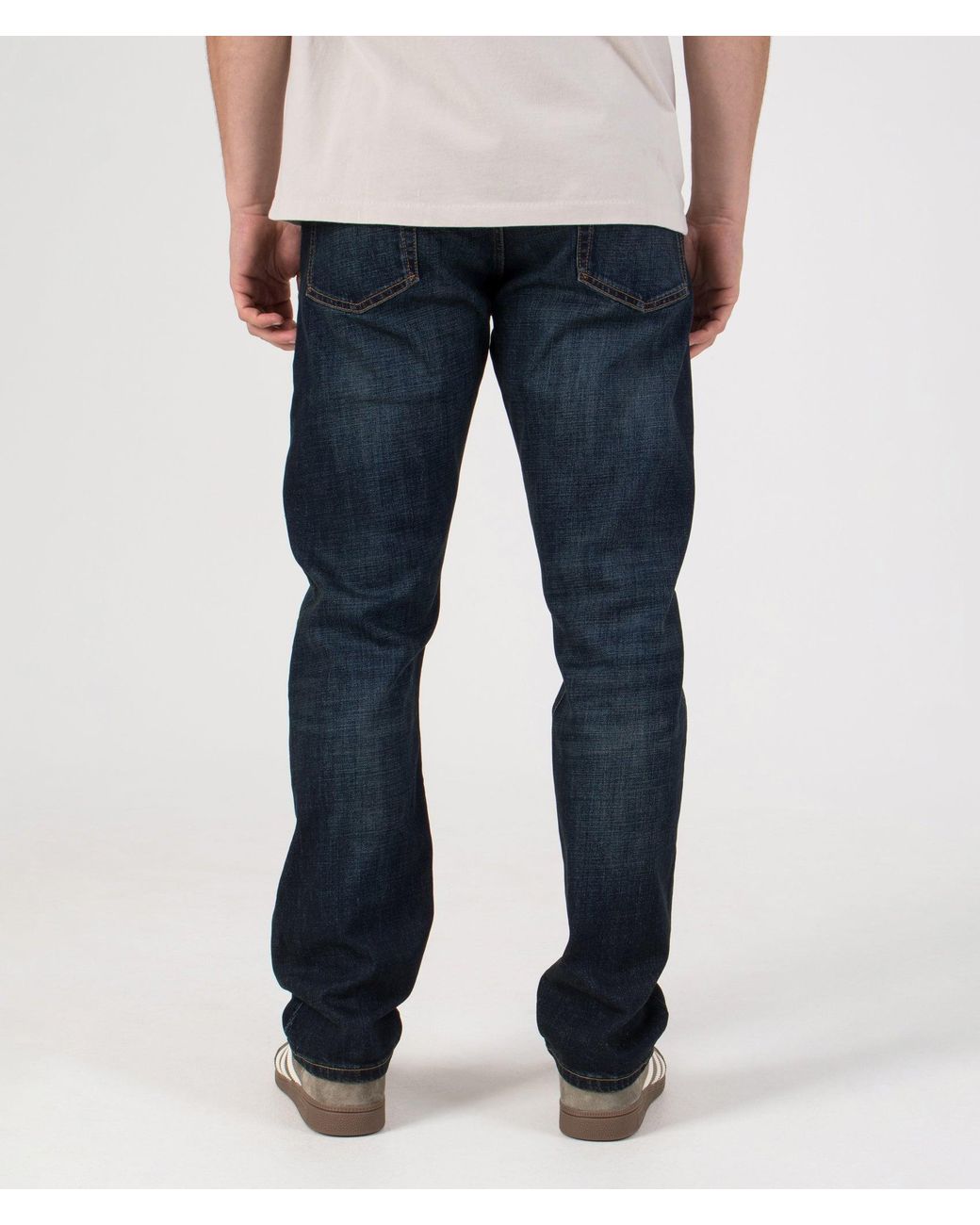Polo Ralph Lauren Blue Hampton Relaxed Straight Stretch Jeans for men
