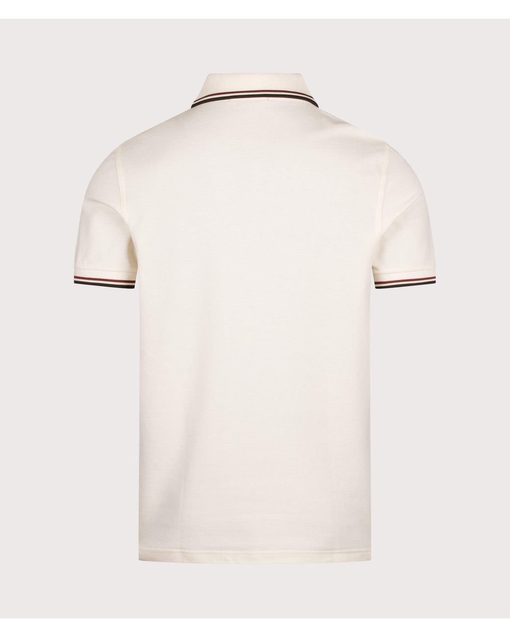 Fred Perry Natural Regular Fit Twin Tipped Polo Shirt for men