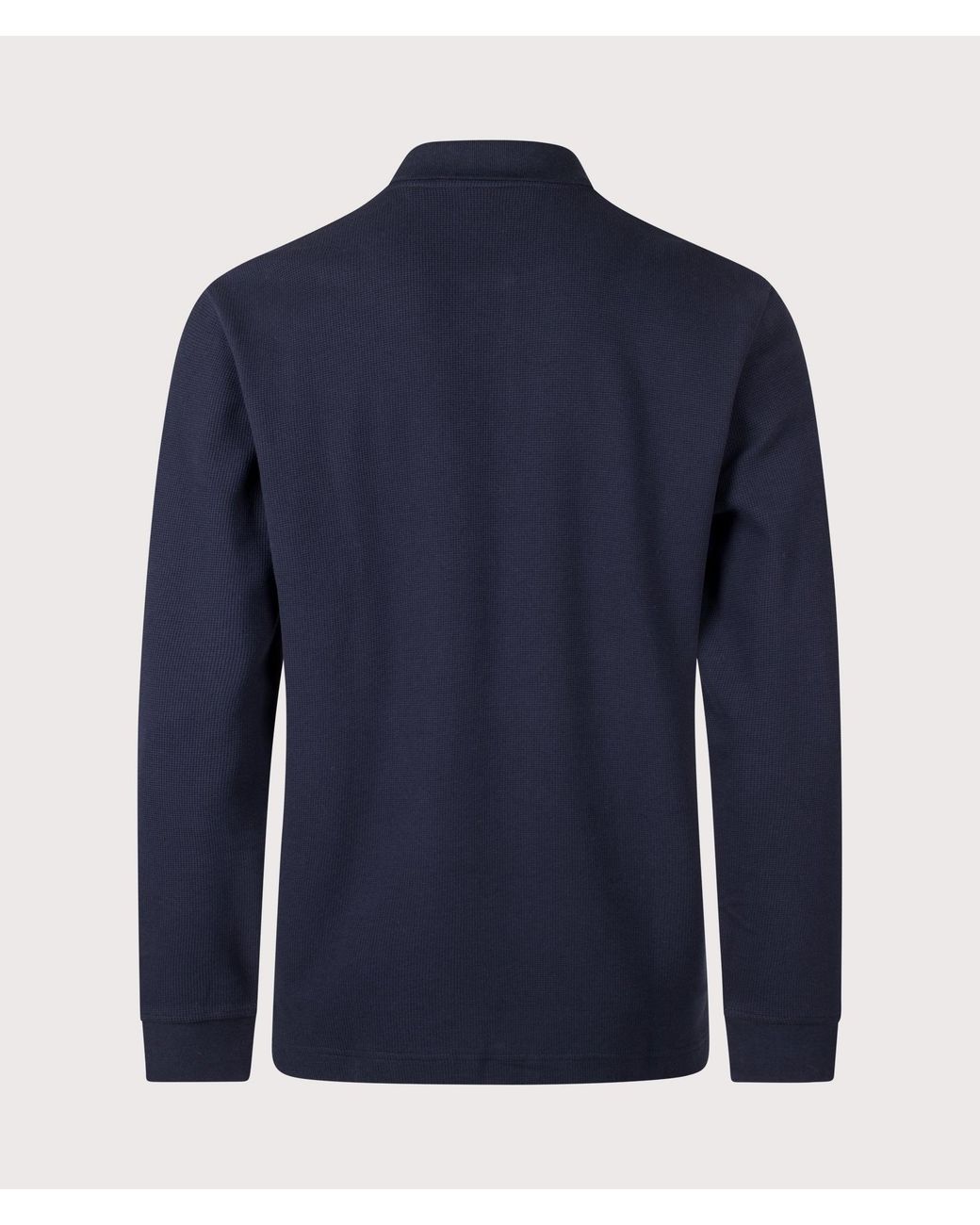 Boss Blue Regular Fit Petempestolong 1 Long Sleeve Polo Shirt for men