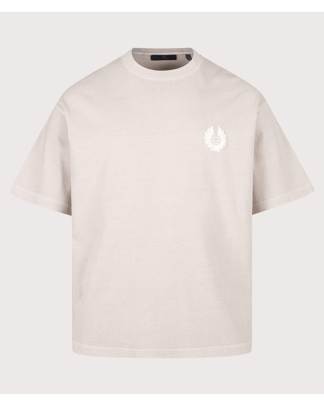 Belstaff Natural Oversized Fit Competition T-Shirt for men