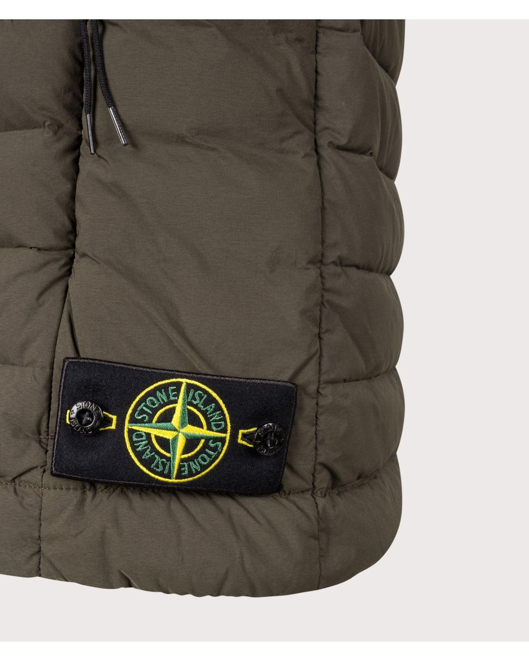 Stone Island Green Seamless Tunnel Nylon Down-Tc Vest for men