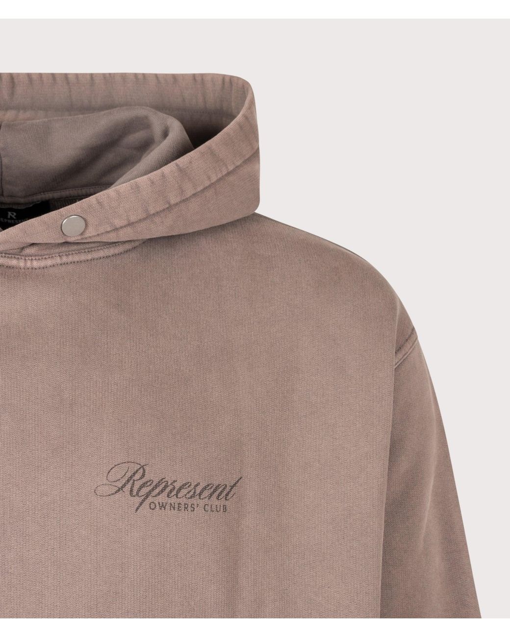 Represent Gray Owners Club Script Hoodie for men