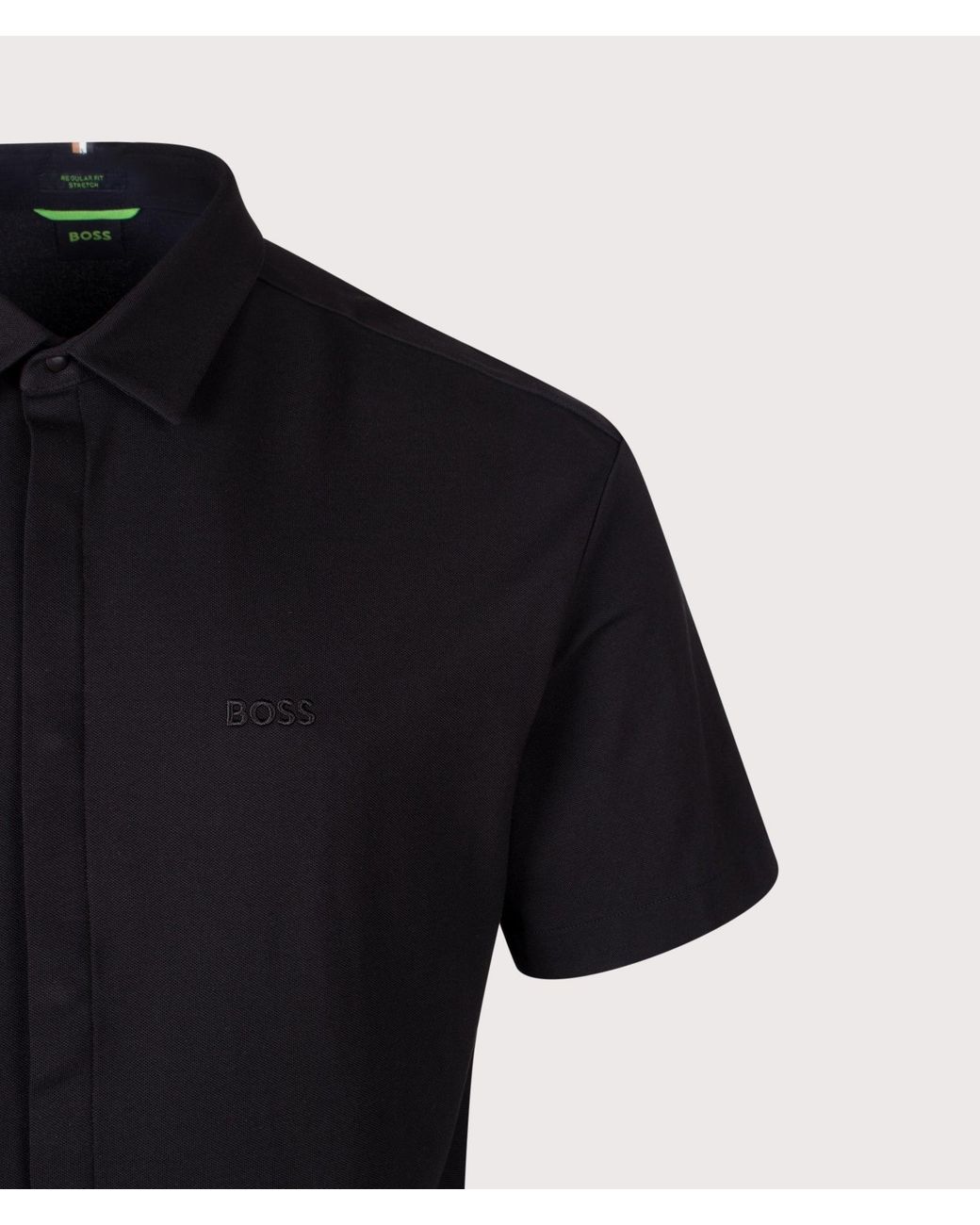 Boss Black Regular Fit Goc Swing Short Sleeve Shirt for men