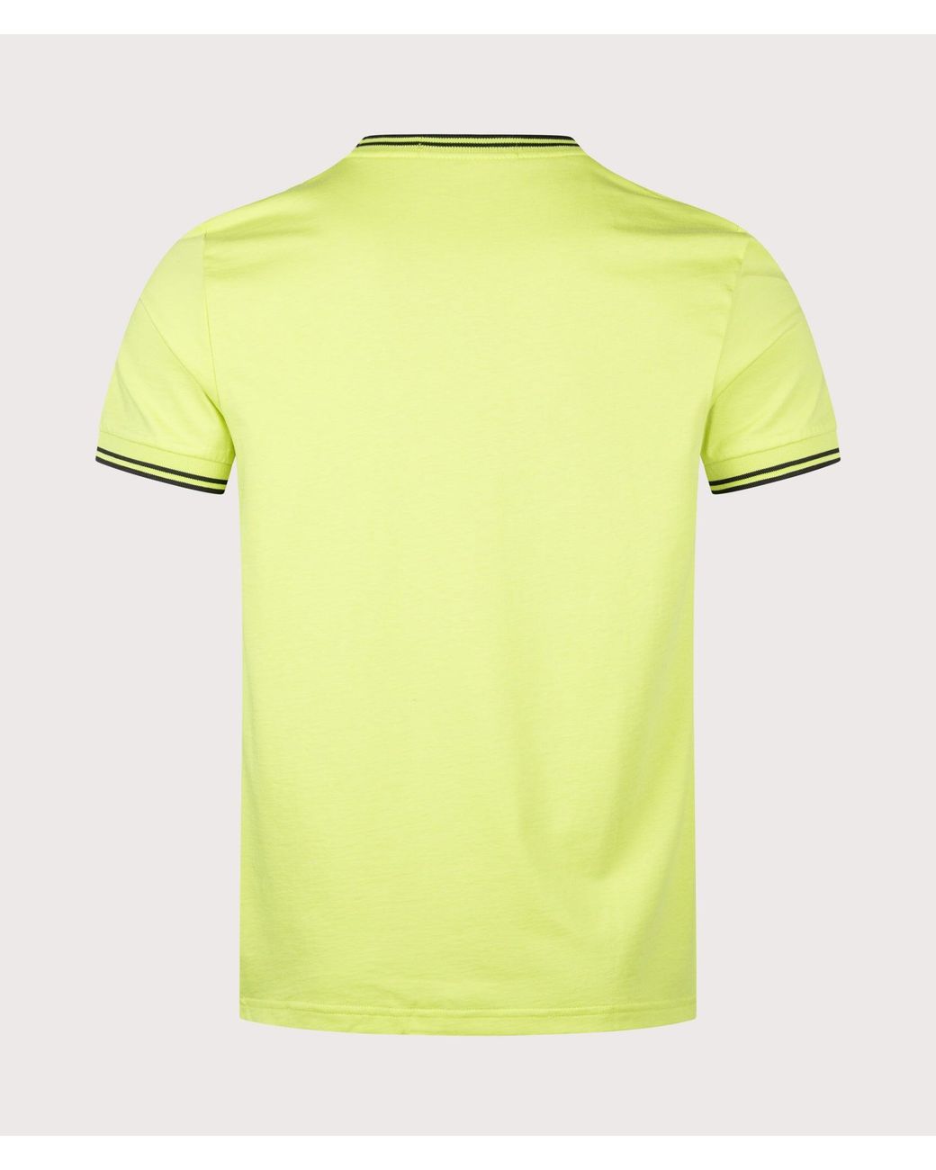 Fred Perry Yellow Regular Fit Twin Tipped T-Shirt for men