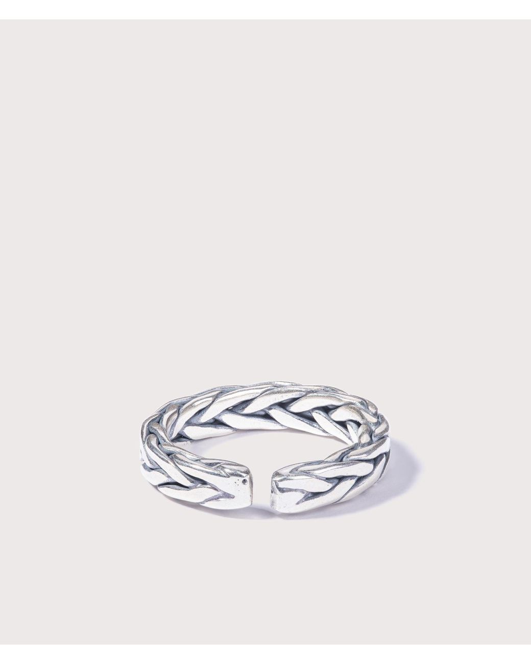 Mysterious Jeweller White 925 Sterling Adjustable Ring for men