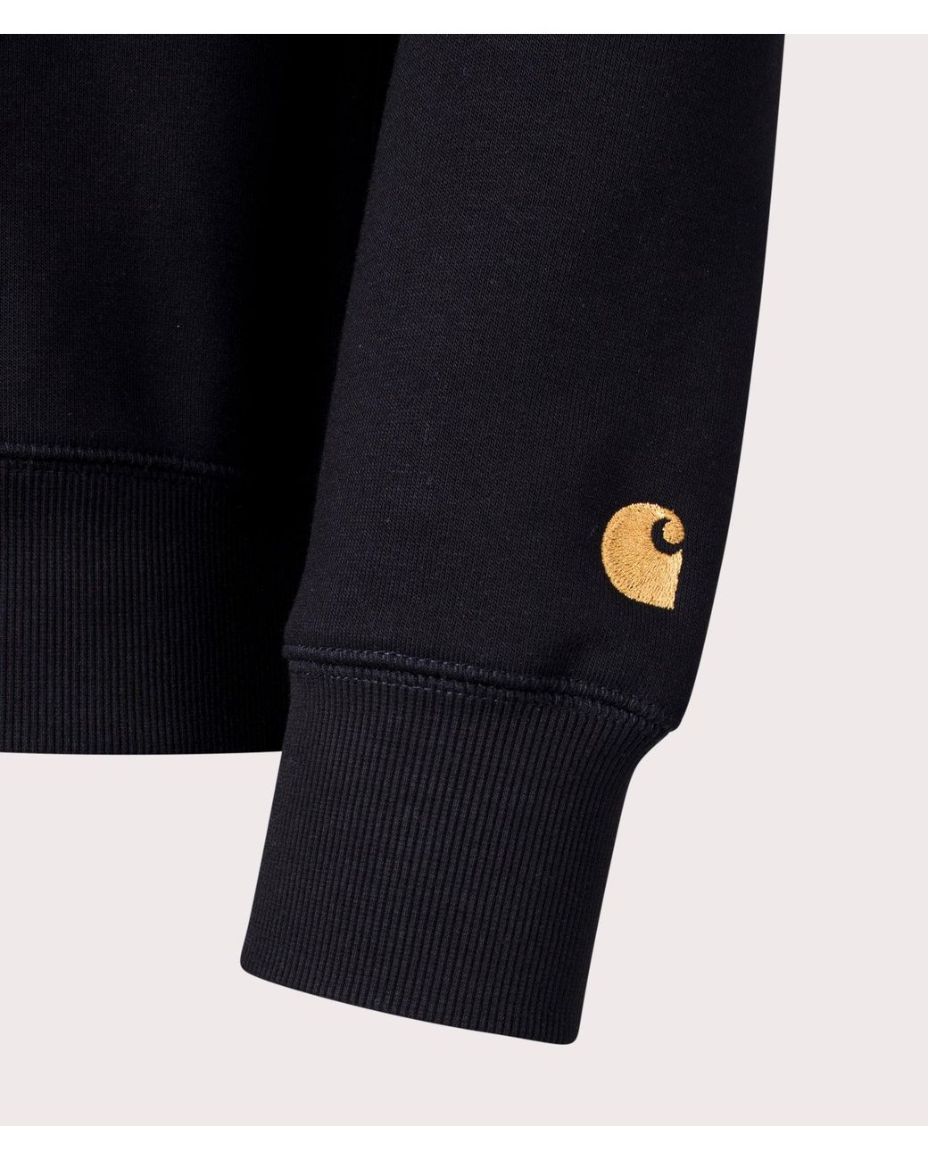 Carhartt Blue Regular Fit Chase Sweatshirt for men