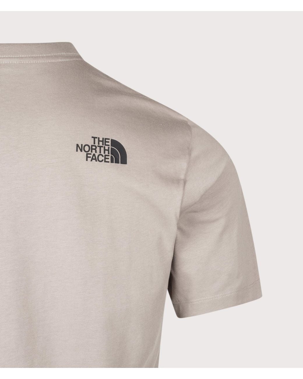 The North Face Natural Regular Fit Evolution Box Half Dome T-Shirt for men