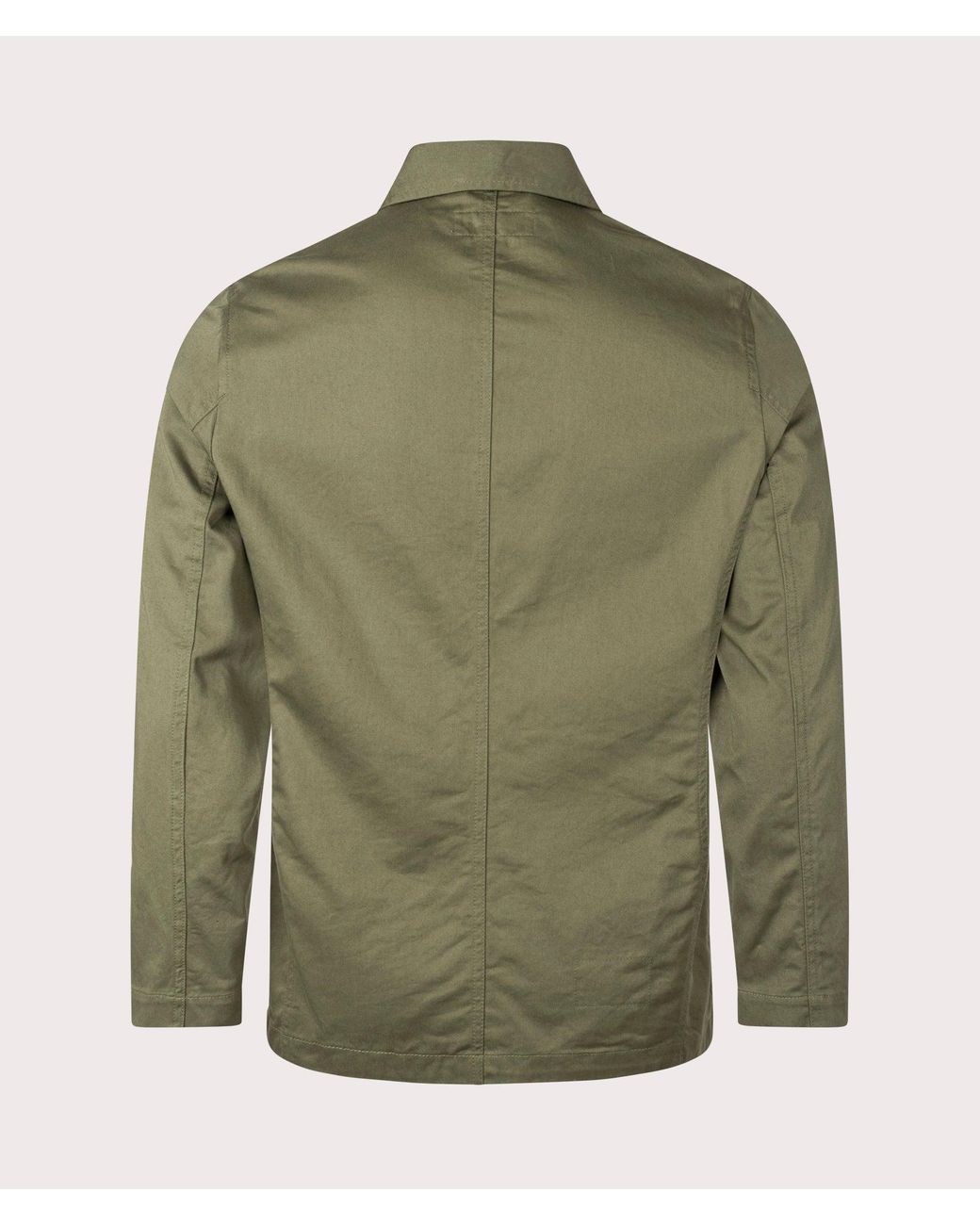 Universal Works Green Twill Bakers Jacket for men
