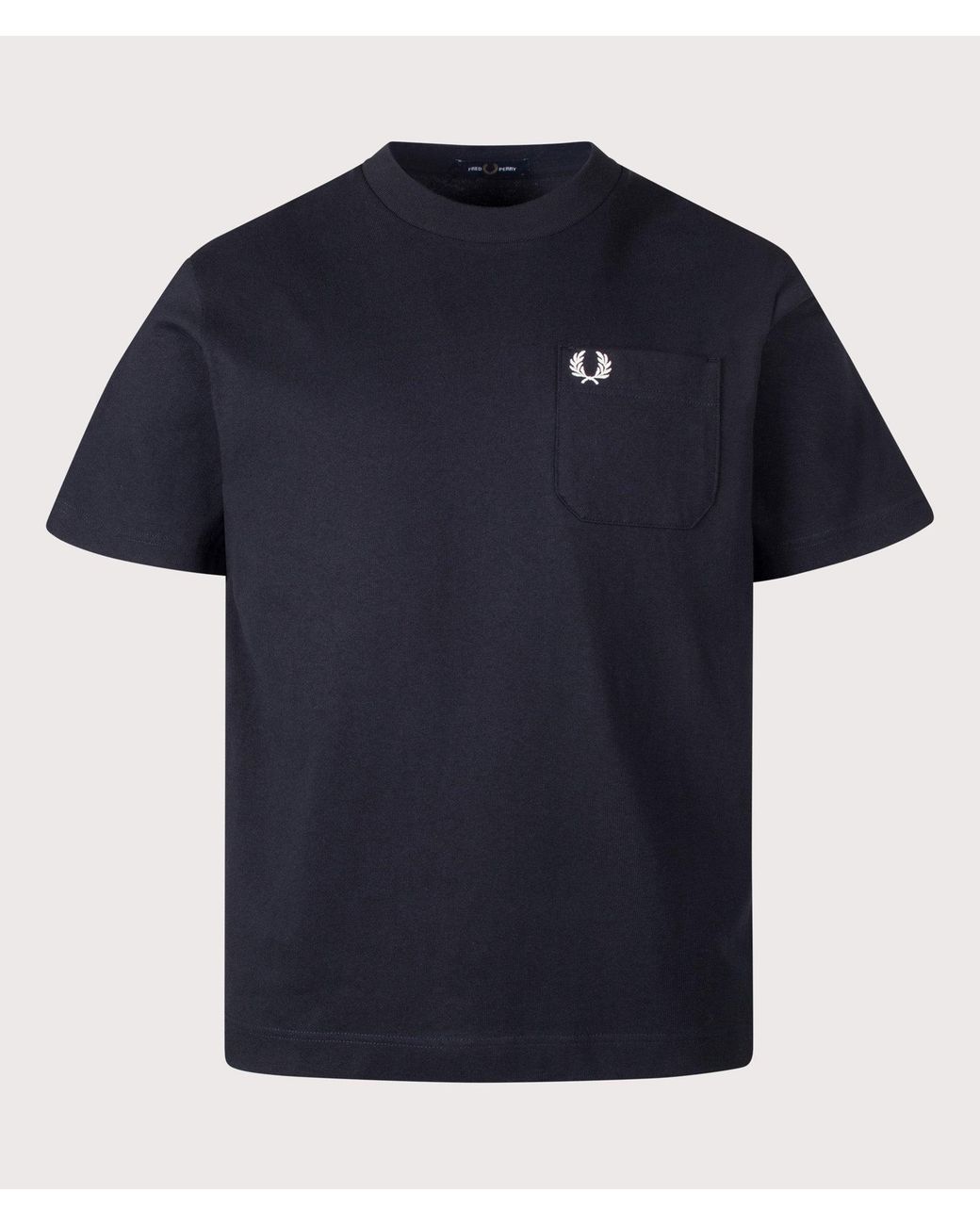 Fred Perry Blue Relaxed Fit T-Shirt for men