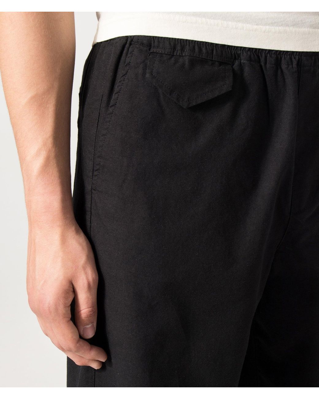 A.P.C. Black Loose Fit Lou Pants for men