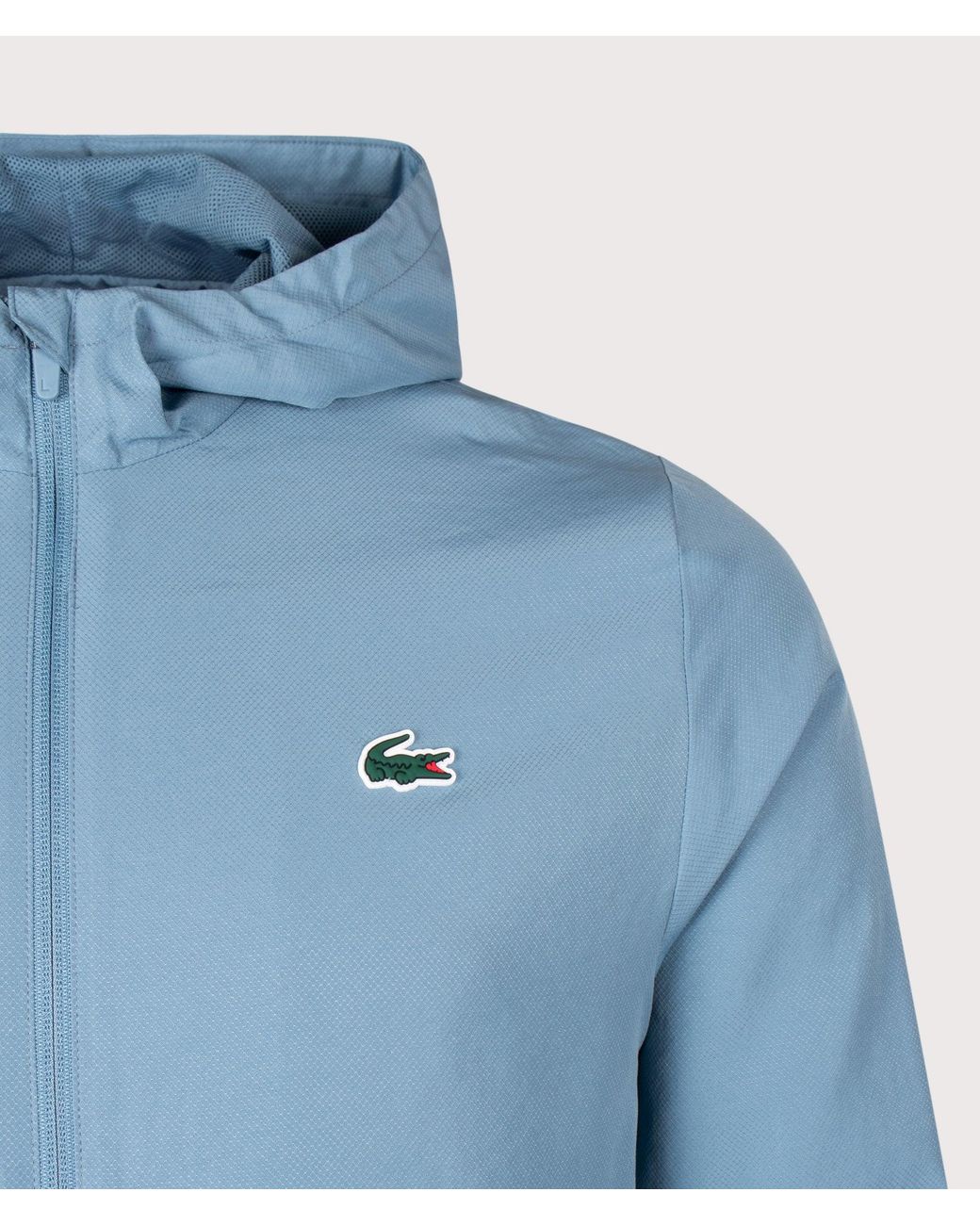 Lacoste Blue Regular Fit Water-Repellent Sport Track Jacket for men