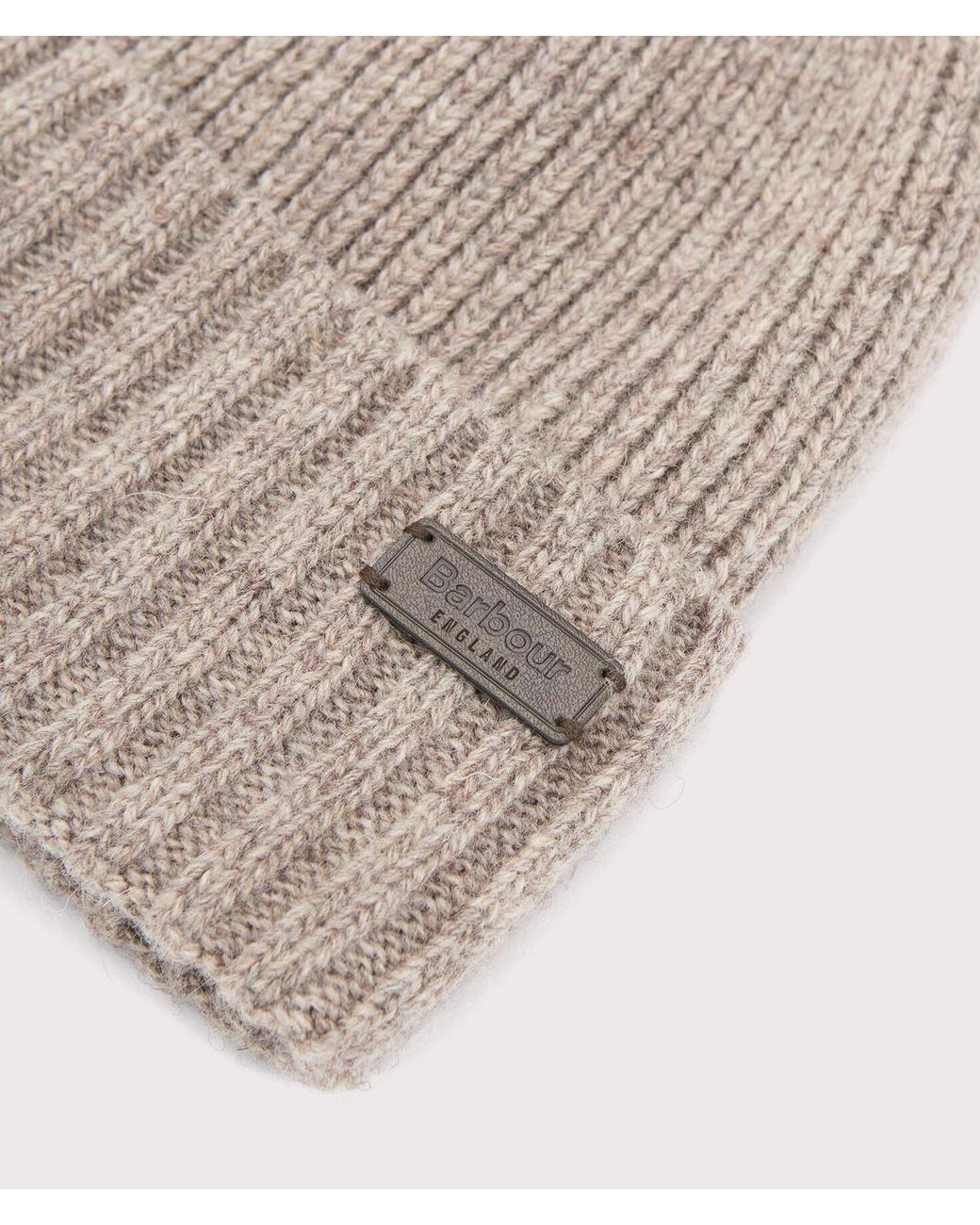 Barbour Natural Carlton Beanie for men