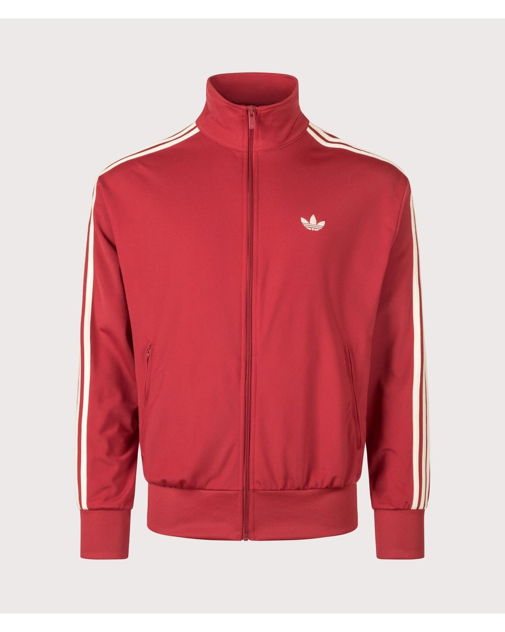 Adidas Originals Red Loose Fit Firebird Track Top (Fits Big To Size) for men