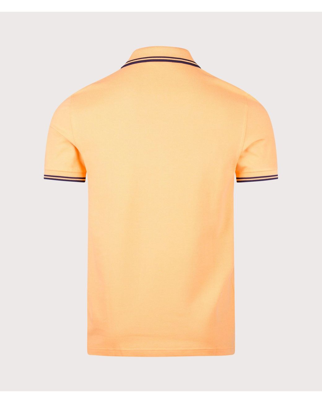 Fred Perry Orange Regular Fit Twin Tipped Polo Shirt for men