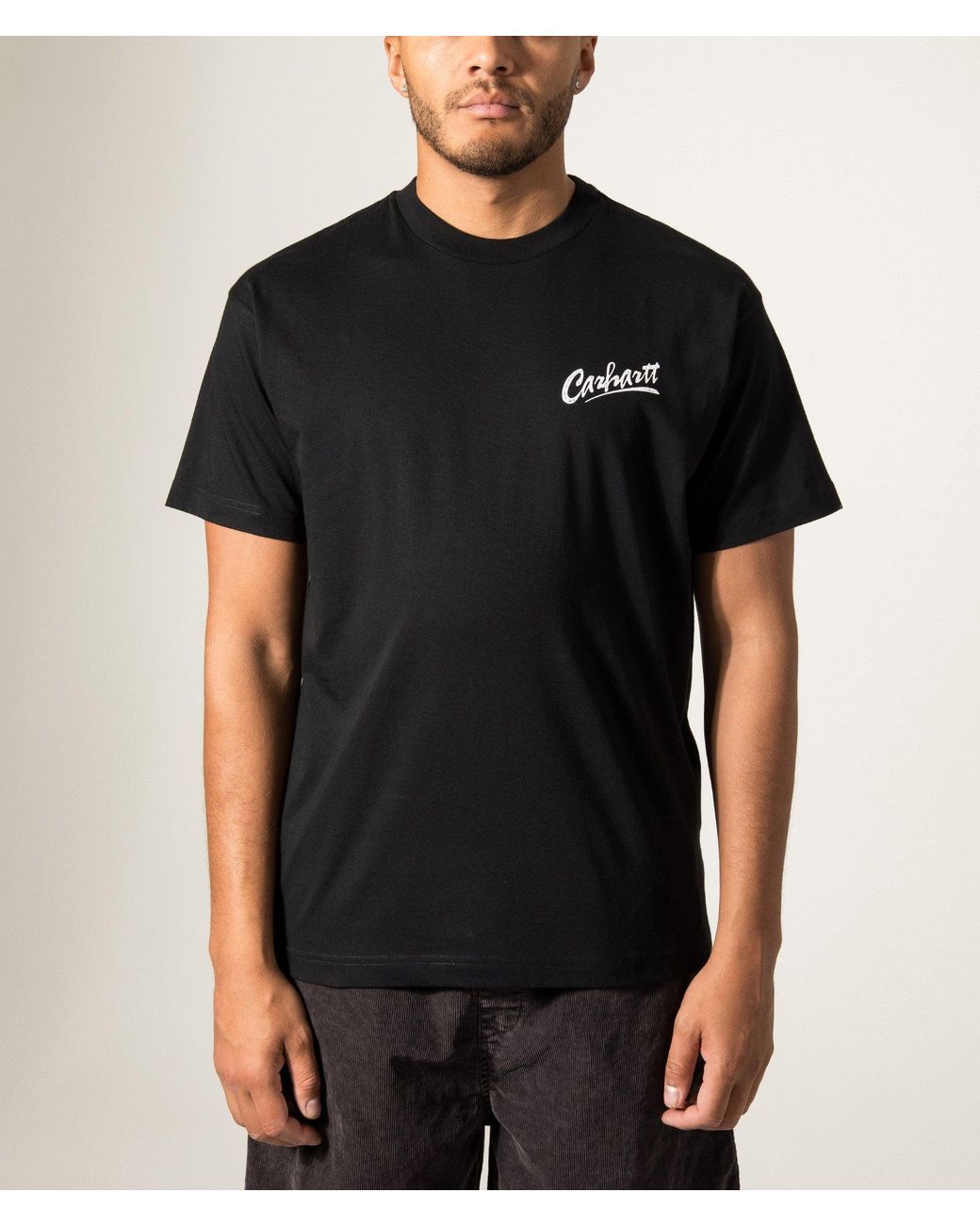 Carhartt Black Loose Fit Pup T-Shirt for men