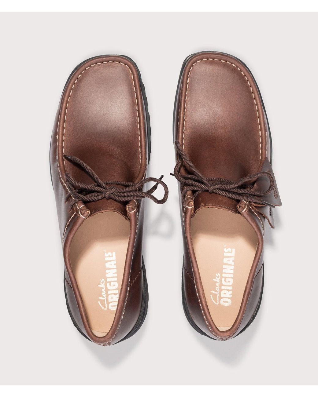 Clarks Brown Walla Yukoner Shoes for men