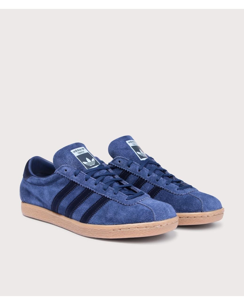 Adidas Originals Blue Tobacco Trainers for men