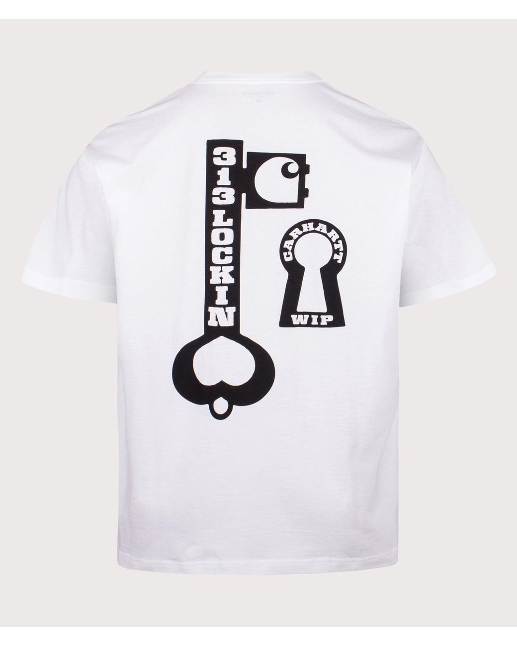 Carhartt White Loose Fit Locked T-Shirt for men