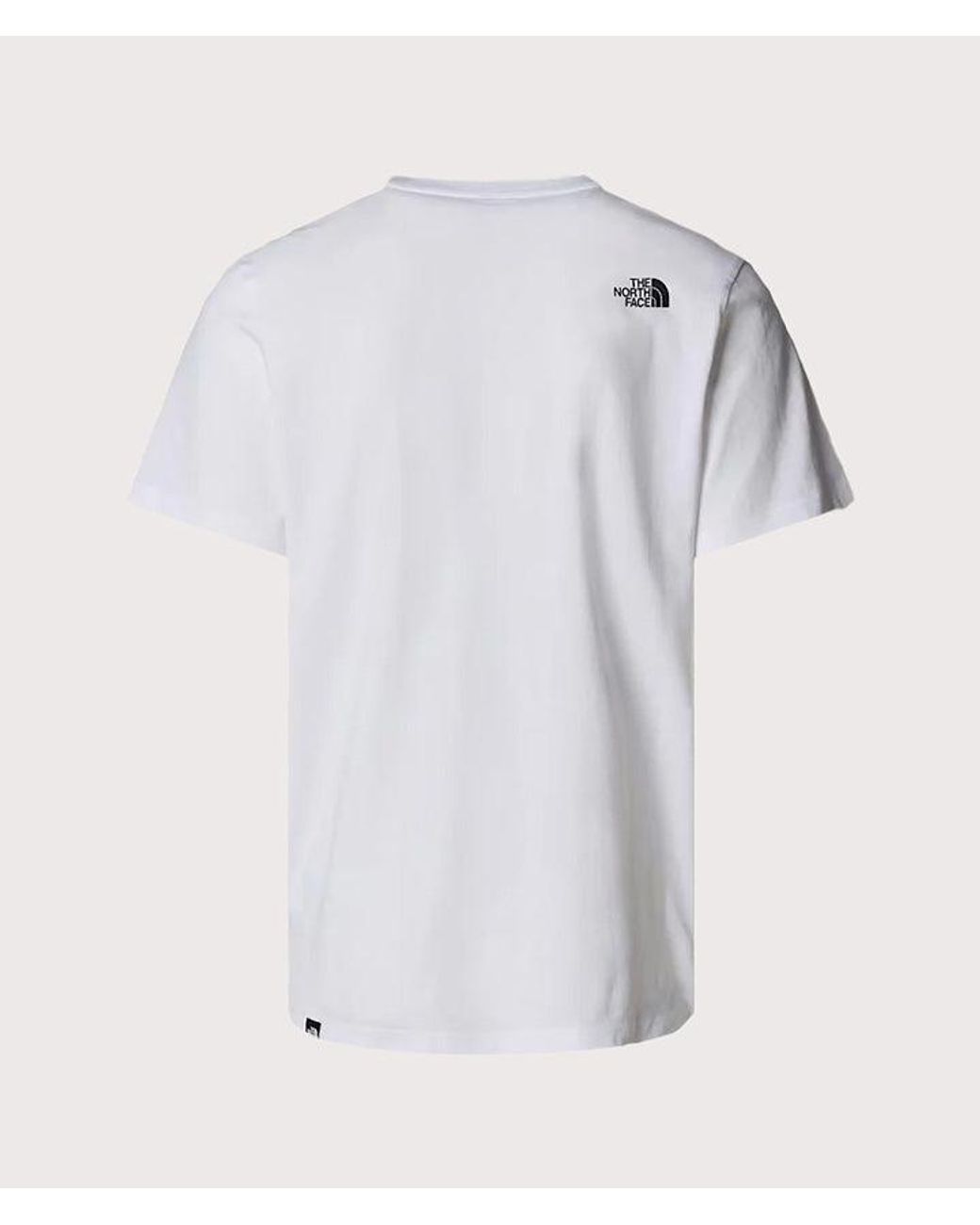 The North Face White Regular Fit Easy T-Shirt for men