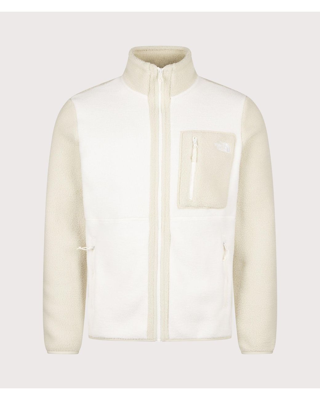 The North Face White Regular Fit Yumiori Zip Through Fleece for men