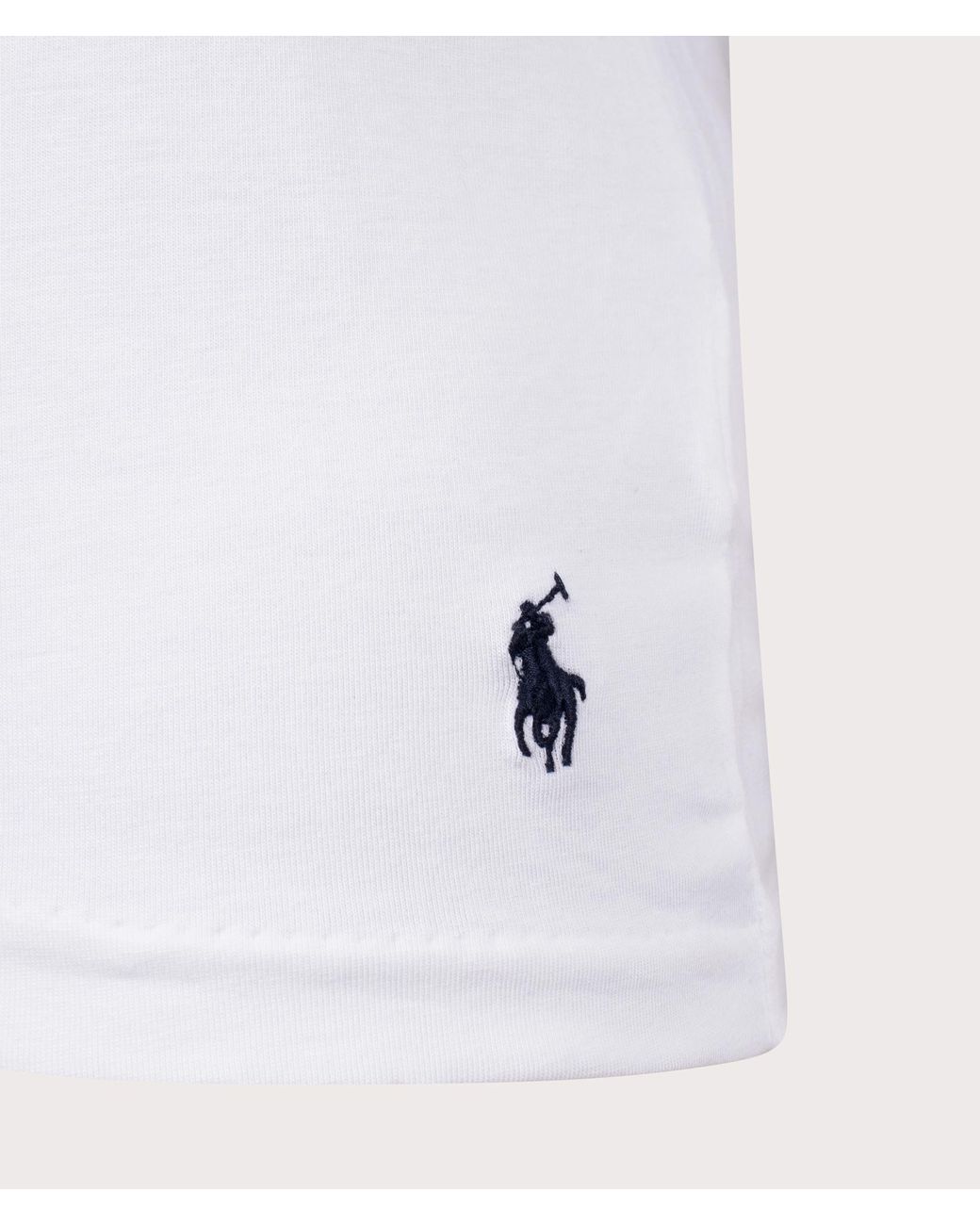 Polo Ralph Lauren White 2 Pack Slim Fit Crewneck Undershirt T-Shirt for men