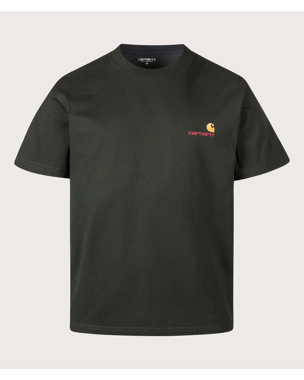 Carhartt Black Loose Fit American Script T-Shirt for men