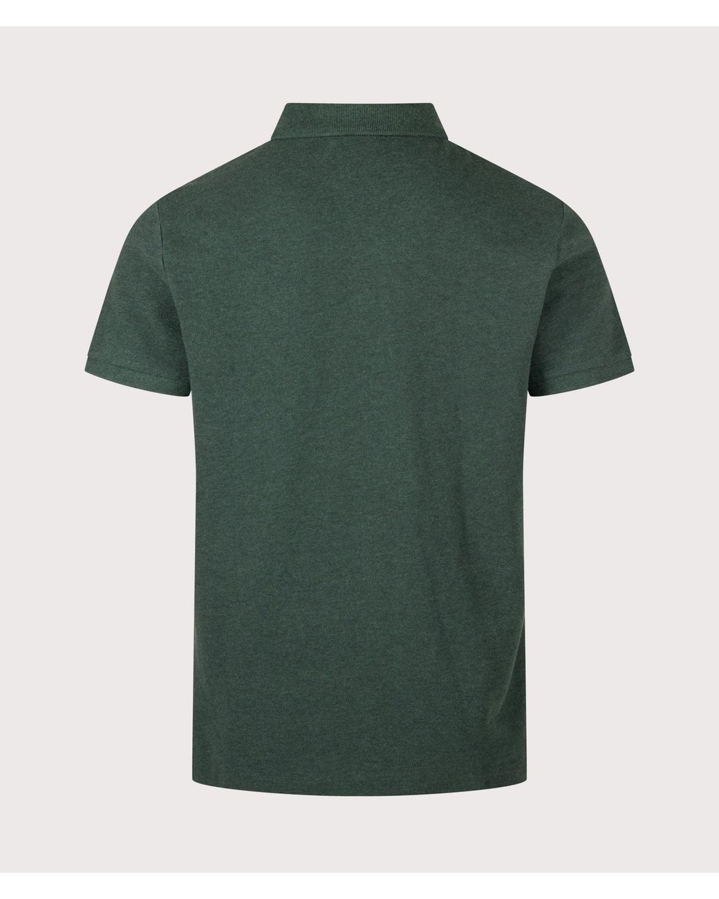 Polo Ralph Lauren Green Custom Slim Fit Mesh Polo Shirt for men