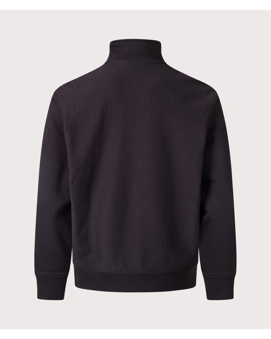 Carhartt Blue Loose Fit Quarter Zip American Script Sweatshirt for men