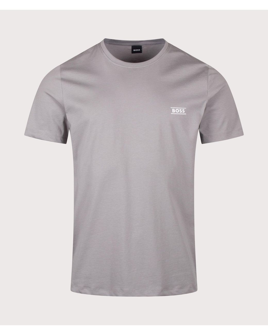 Boss Gray Regular Fit 365 Rn T-Shirt for men