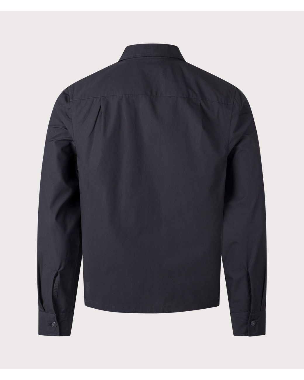 Fred Perry Blue Poplin Overshirt for men