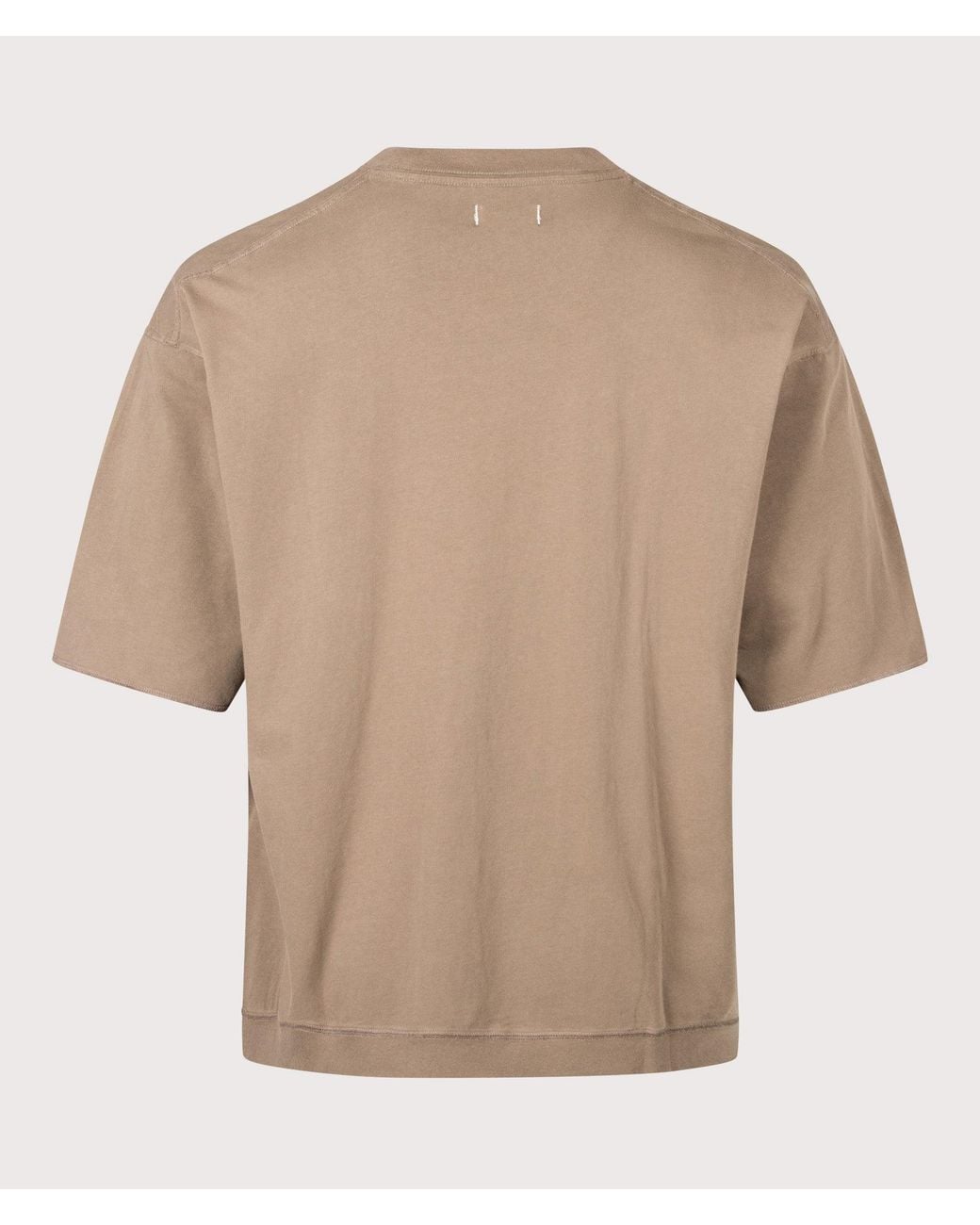 Nanamica Natural Oversized Fit Ooal Pocket T-Shirt for men