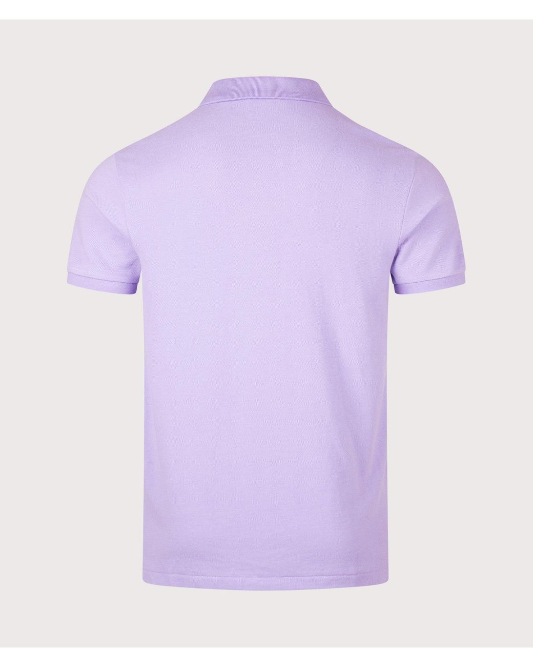 Polo Ralph Lauren Purple Custom Slim Fit Mesh Polo Shirt for men