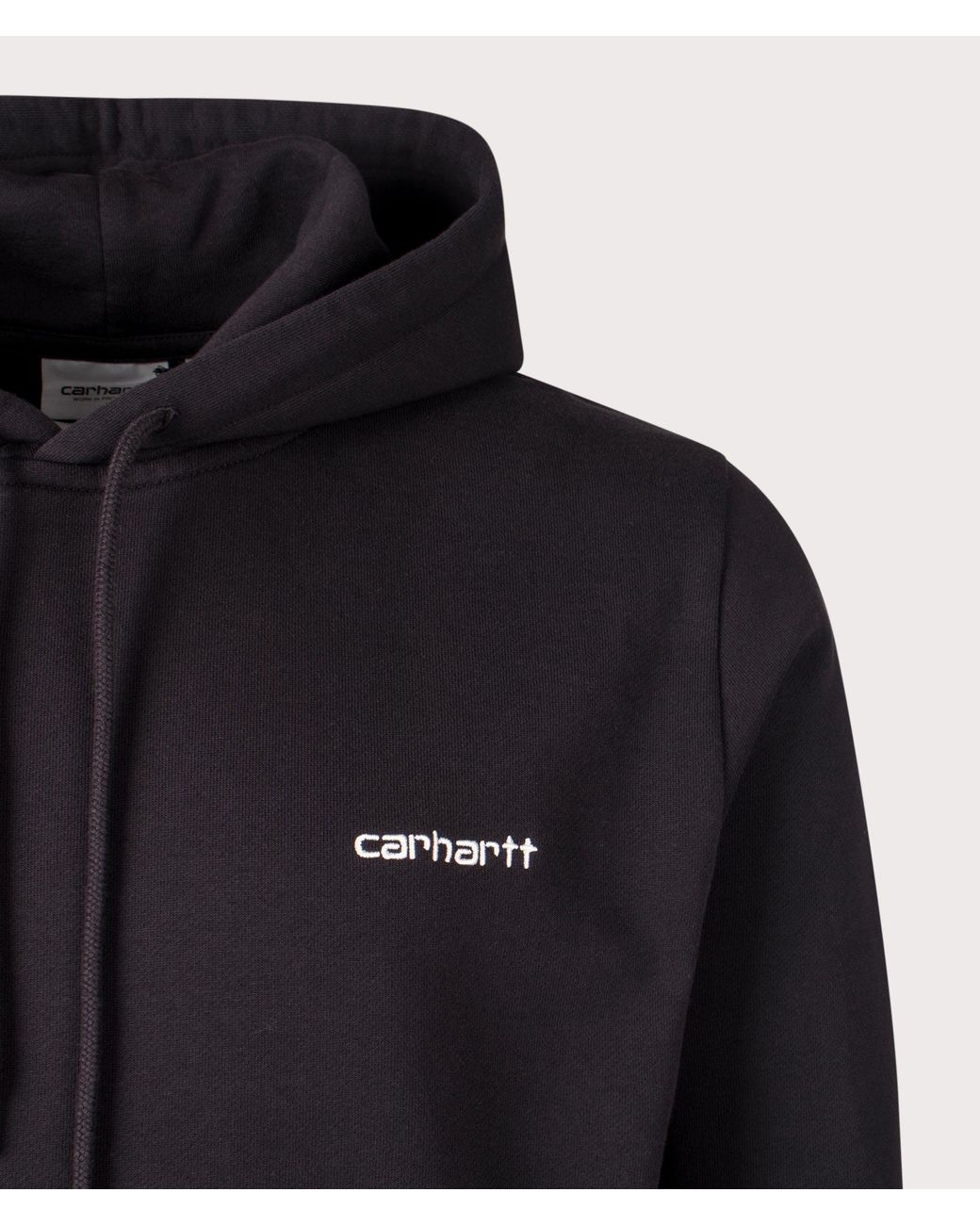 Carhartt Blue Regular Fit Script Embroidery Hoodie for men