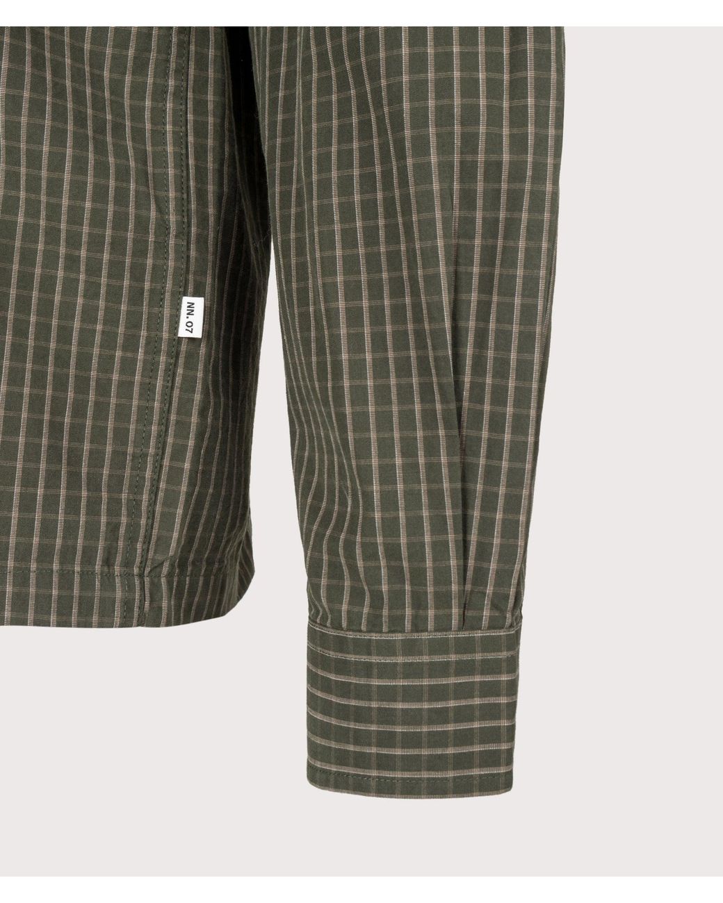 NN07 Green Relaxed Fit Deon Shirt for men