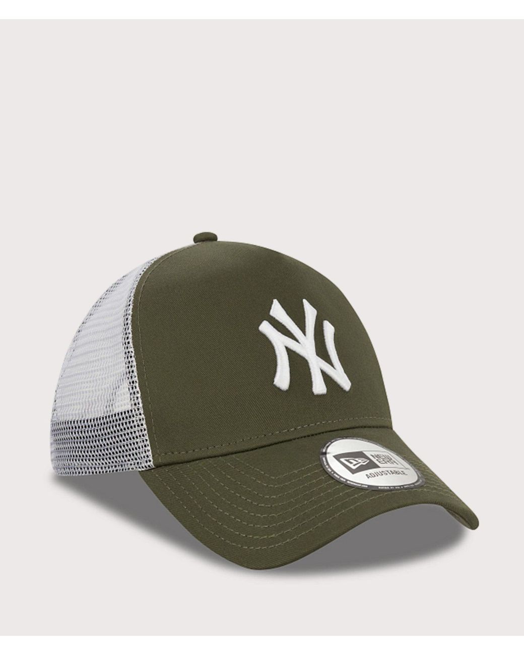KTZ Green New York Yankees A-Frame Trucker Cap for men