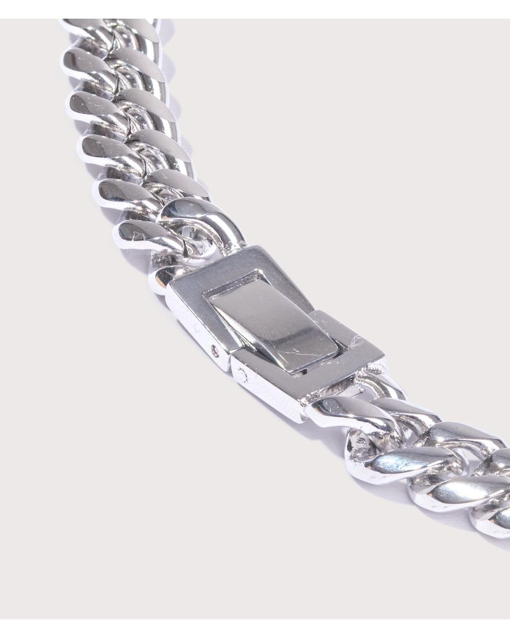 Mysterious Jeweller Natural Stainless Steel Cuban Link Chain 8Mm 22&Quot for men